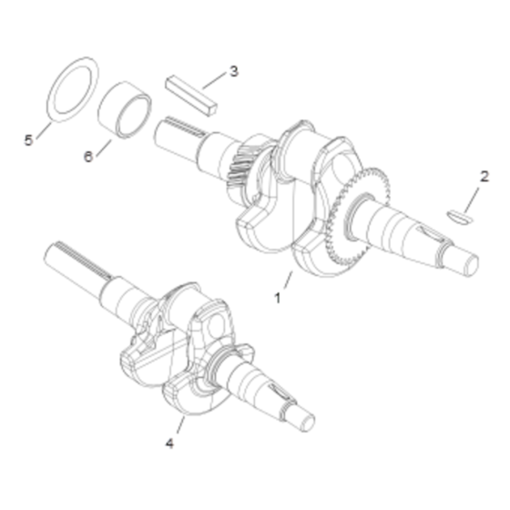Crankshaft for Kohler SH265