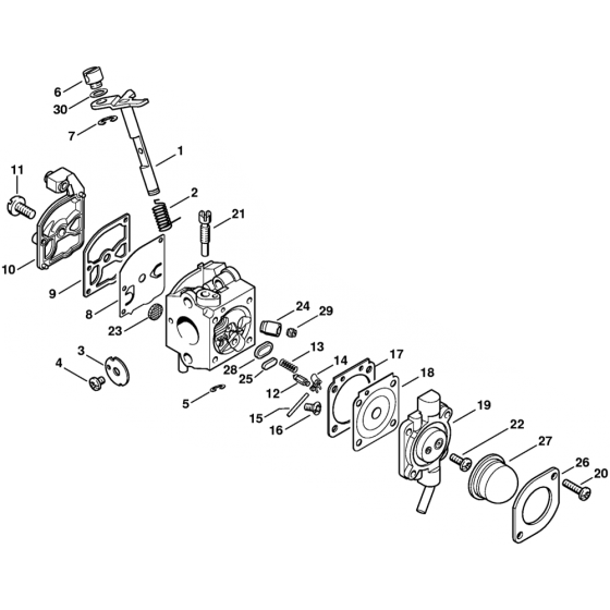 Carburetor C1Q-S50 for Stihl SH55