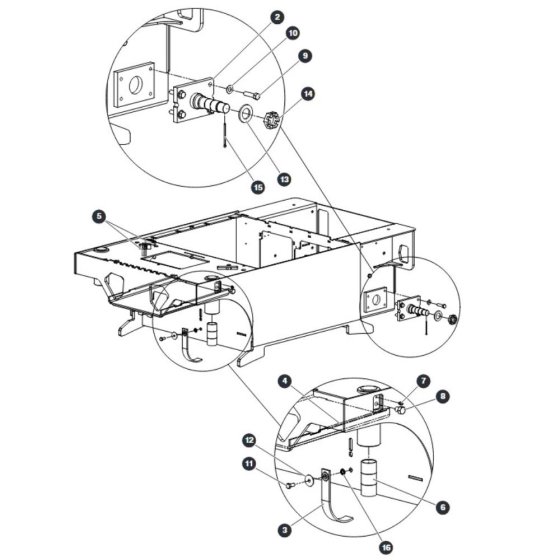 Chassis for Skyjack SJ20 E Vertical Mast