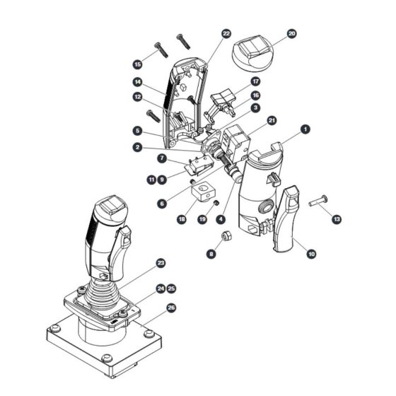 Joystick for Skyjack SJ20 E Vertical Mast