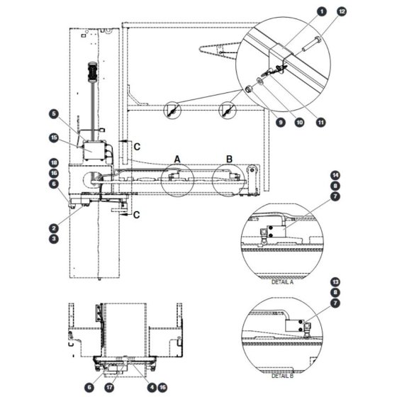 Platform Electrical for Skyjack SJ20 E Vertical Mast