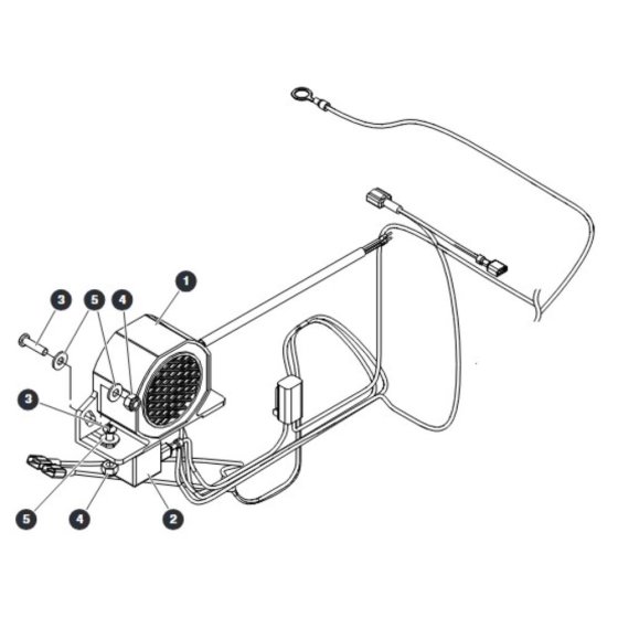White Noise Alarm for Skyjack SJ20 E Vertical Mast