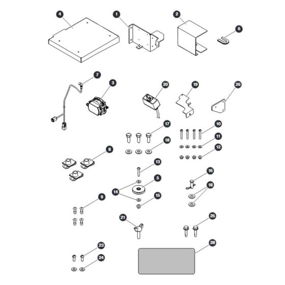 Wind Rating Option Field Kit for Skyjack SJ20 E Vertical Mast