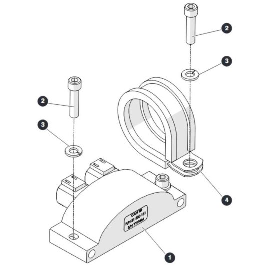 Angle Sensor Assembly for Skyjack SJ45 AJEplus Articulating Boom