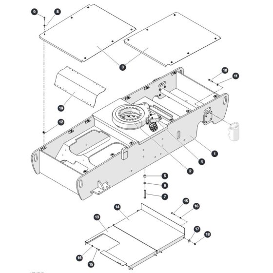 Base Assembly for Skyjack SJ45 AJEplus Articulating Boom