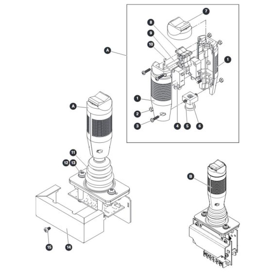Drive / Steer Controller Assembly for Skyjack SJ45 AJEplus Articulating Boom