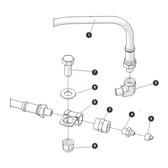 Grease Line Assembly for Skyjack SJ45 AJEplus Articulating Boom