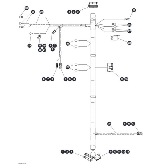Inverter Panel Harness Assembly for Skyjack SJ45 AJEplus Articulating Boom