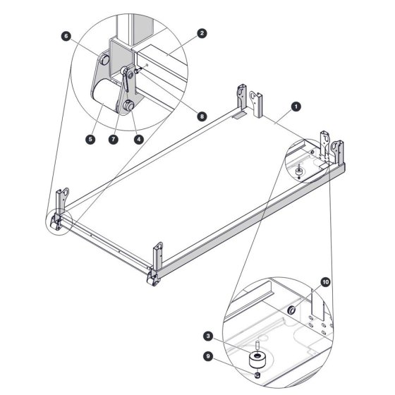 Main Platform for Skyjack SJ4720 DC Scissor Lift