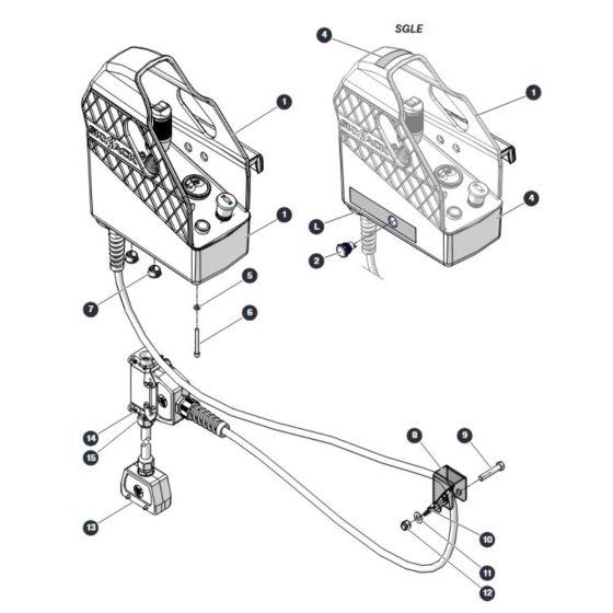 Platform Control Box for Skyjack SJ4720 DC Scissor Lift