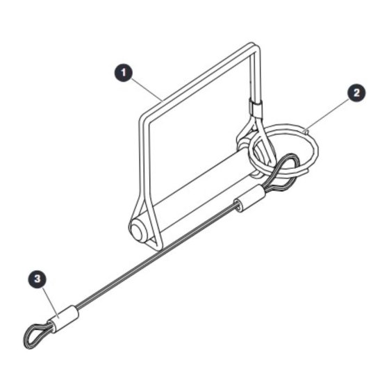 Wire Locking Pin for Skyjack SJ4720 DC Scissor Lift