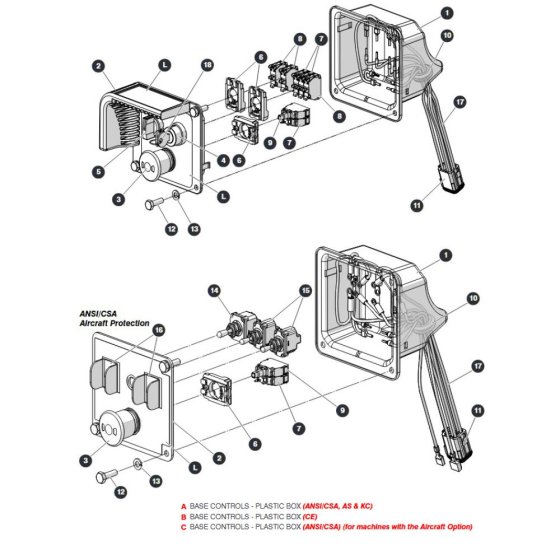 Base Control - Plastic Box for Skyjack SJ4726 DC Scissor Lift