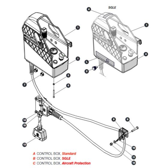 Platform Control Box for Skyjack SJ4726 DC Scissor Lift