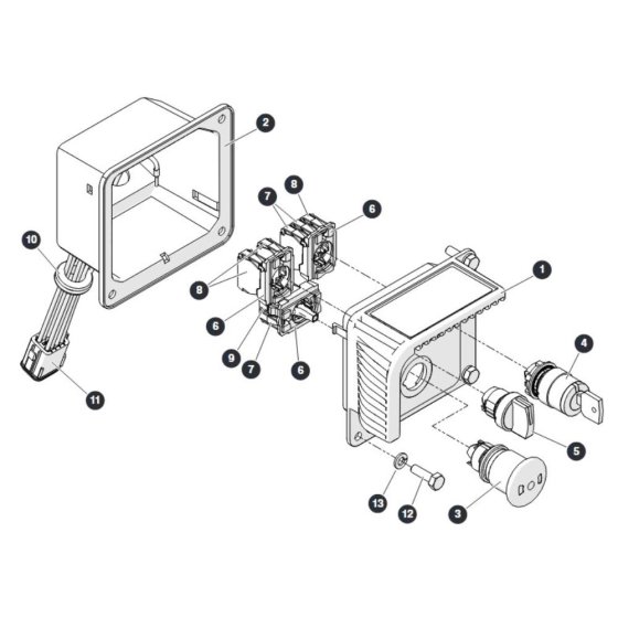Base Controls for Skyjack SJ4740 E C103007000 - C103999999 DC Scissor Lift