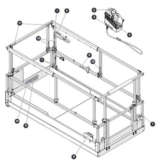 Labels Platform for Skyjack SJ4740 E C103007000 - C103999999 DC Scissor Lift