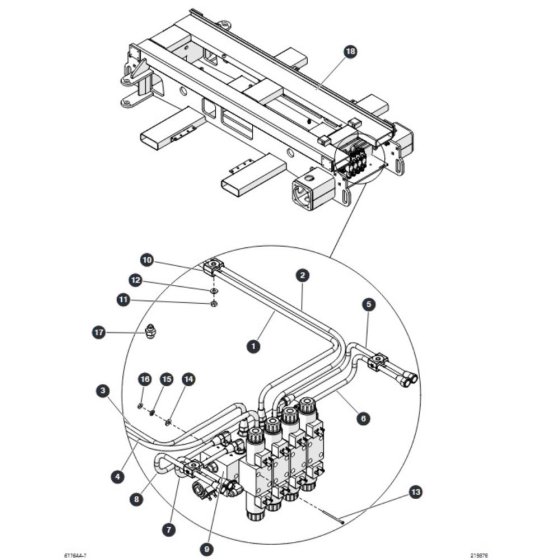 Outrigger Hydraulics for Skyjack SJ6832 (B200000001 - B200999999) RT Scissor Lift