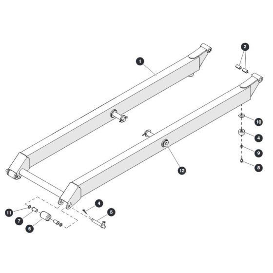 Scissor Level 1 Outside for Skyjack SJ6832 (B200000001 - B200999999) RT Scissor Lift