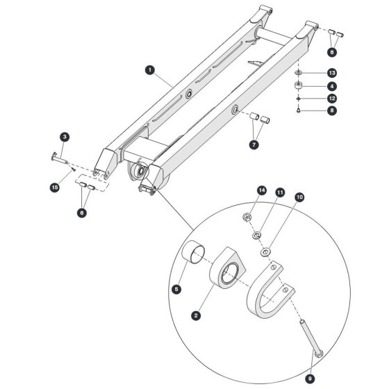 Scissor Level 1 Inside for Skyjack SJ6832 (B200000001 - B200999999) RT Scissor Lift