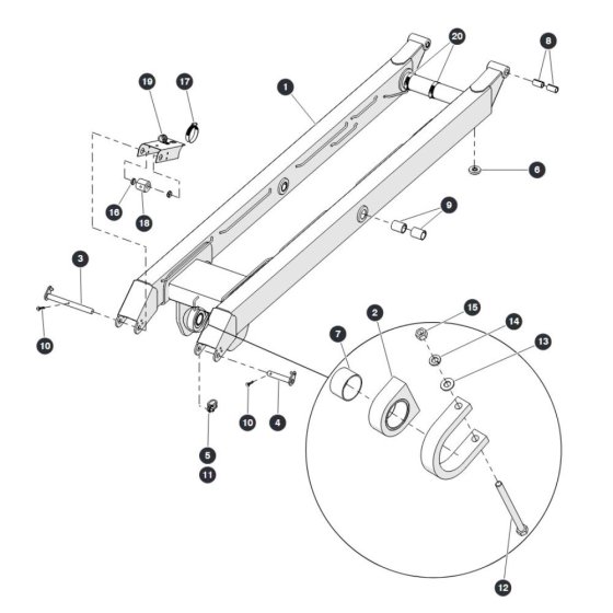 Scissor Level 3 Inside for Skyjack SJ6832 (B200000001 - B200999999) RT Scissor Lift