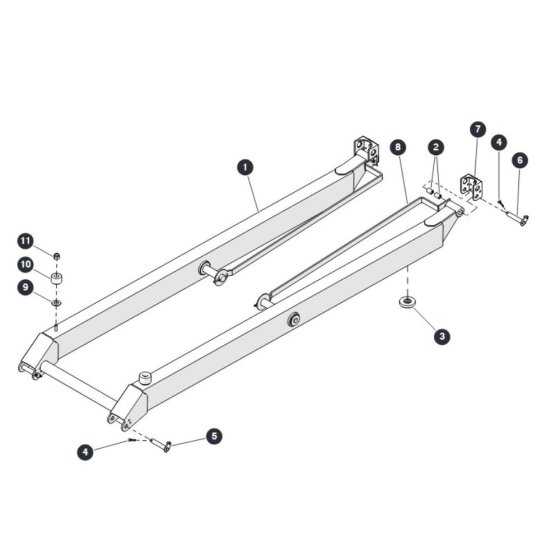 Scissor Level 5 Outside for Skyjack SJ6832 RTE (B201000001 - B201999999) RT Scissor Lift