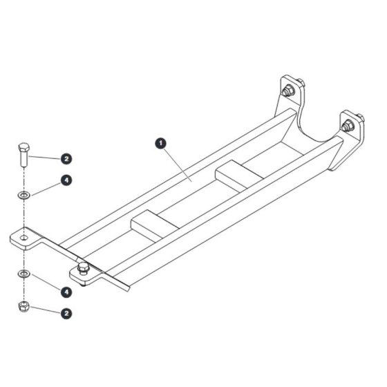 Drive Shaft Guard for Skyjack SJ9233 RT Scissor Lift