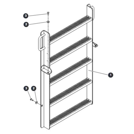 Ladder for Skyjack SJ9233 RT Scissor Lift