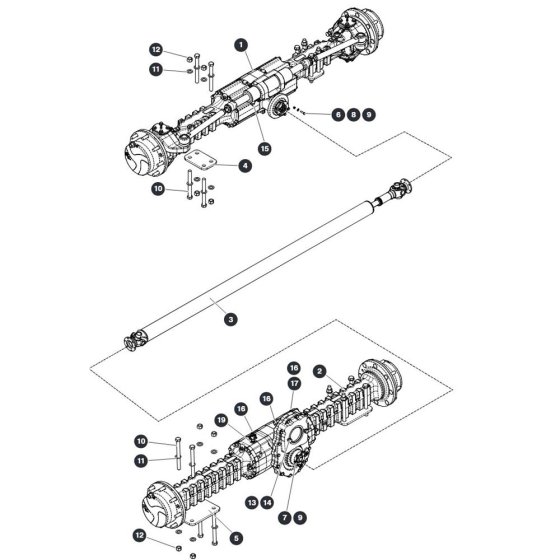 Axles for Skyjack SJ9243 RT Scissor Lift