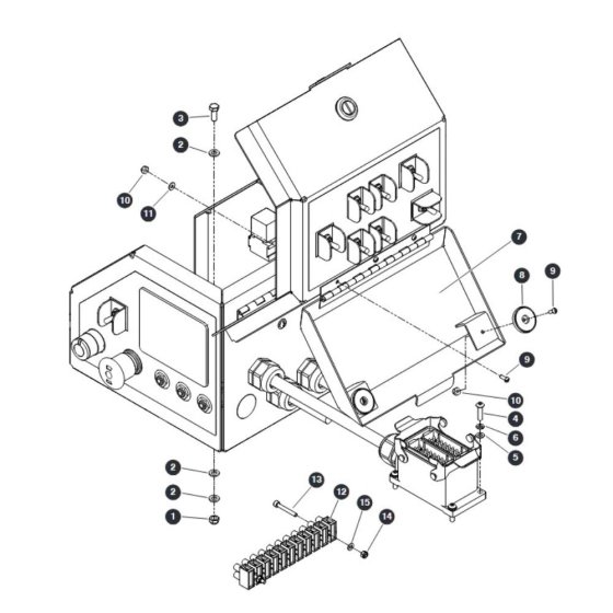 Base Control Box Hardware for Skyjack SJ9243 RT Scissor Lift