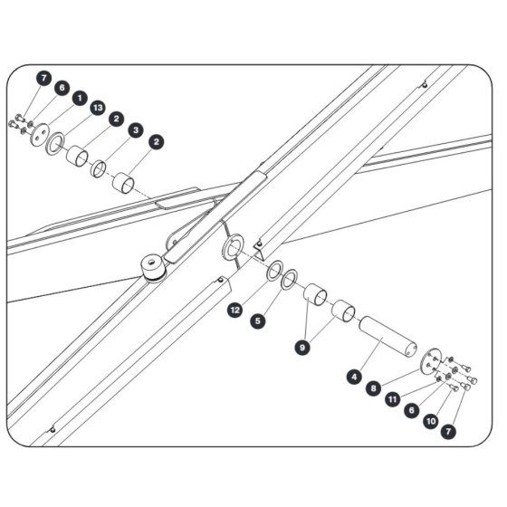 Center Pin for Skyjack SJ9243 RT Scissor Lift
