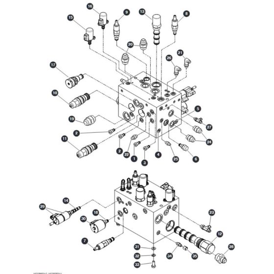 Drive Manifold for Skyjack SJ9243 RT Scissor Lift