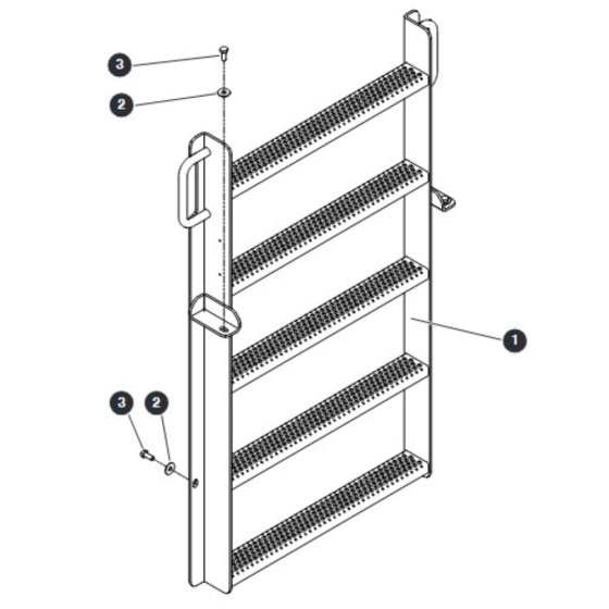 Ladder for Skyjack SJ9243 RT Scissor Lift