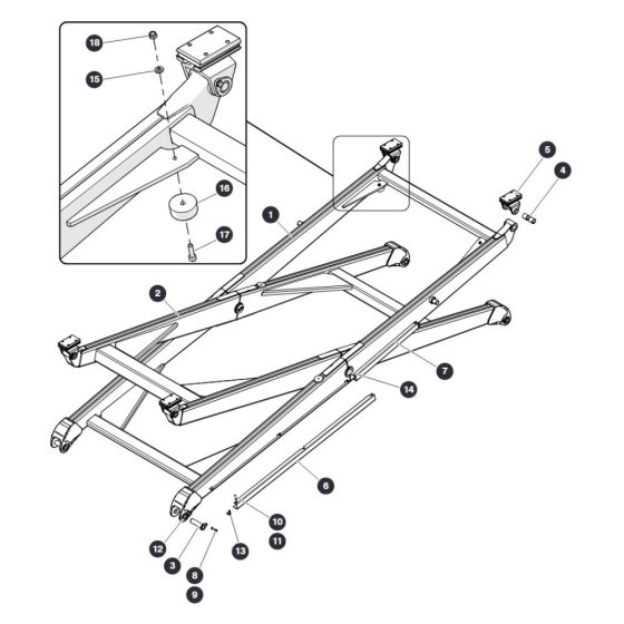 Scissor Level Top for Skyjack SJ9243 RT Scissor Lift