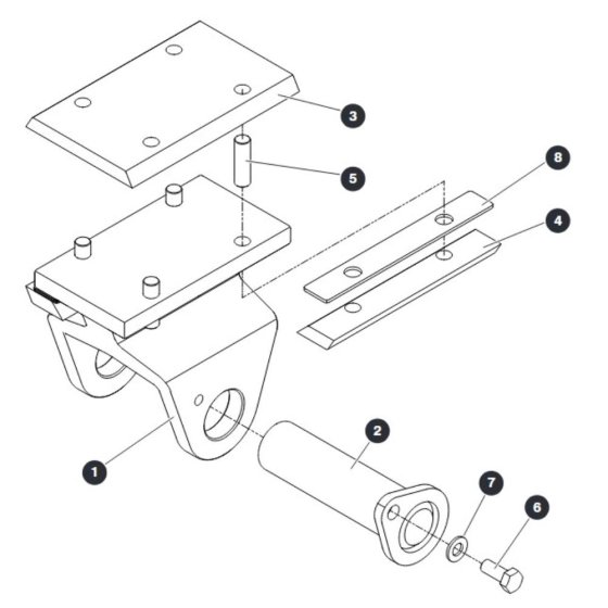 Upper Slider for Skyjack SJ9243 RT Scissor Lift