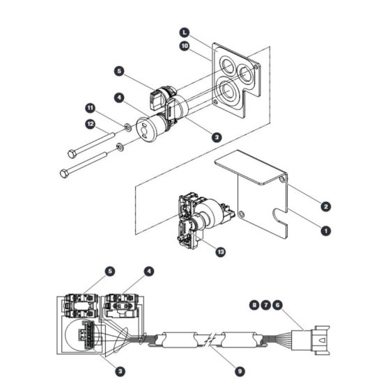 Base Control Assembly (ANSI/CSA & KC) Assembly for Skyjack SJIII 4740 DC Scissor Lift