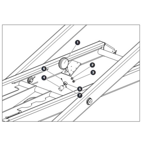 Flashing Light Assembly for Skyjack SJIII 4740 DC Scissor Lift