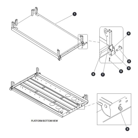 Main Platform for Skyjack SJIII 4740 DC Scissor Lift