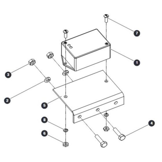 Tilt Switch Assembly for Skyjack SJIII 4740 DC Scissor Lift