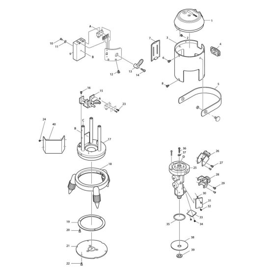 Makita SK66 Assembly