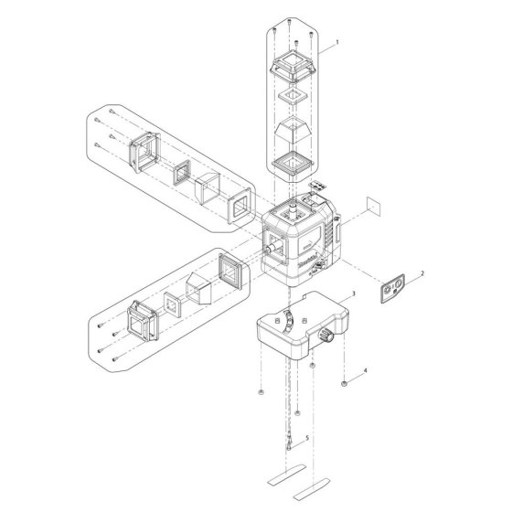 Makita SK700GD Assembly
