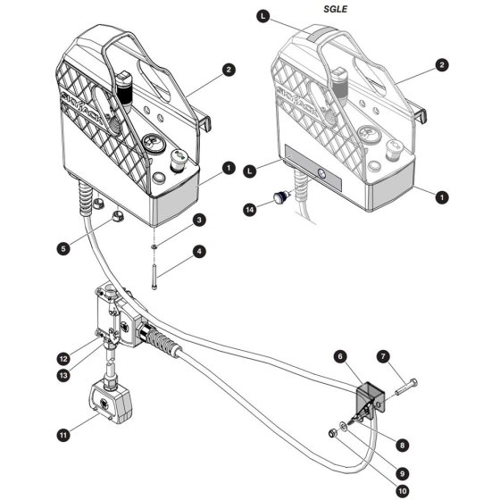 Platform Control Box Assembly for Skyjack SJ3215 DC Scissor Lift