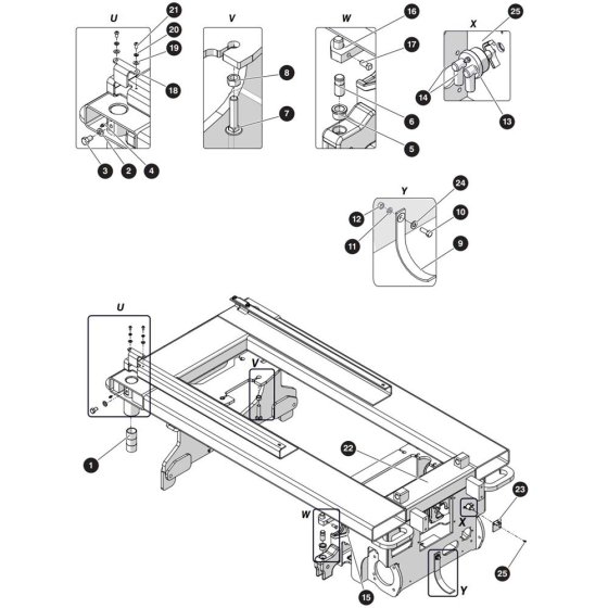 Base Assembly for Skyjack SJ3219 DC Scissor Lift