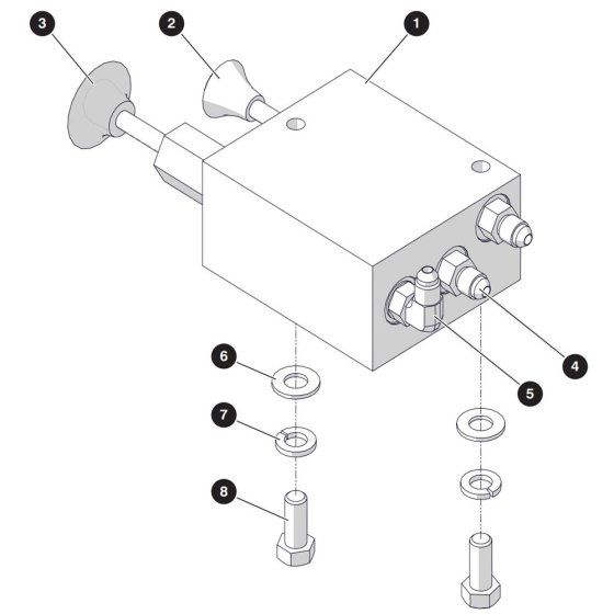 Brake Release Manifold Assembly for Skyjack SJ3219 DC Scissor Lift
