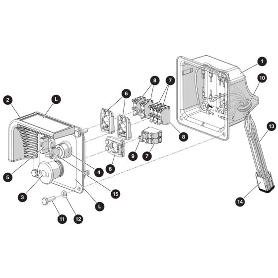 Base Control Assembly for Skyjack SJ3219 DC Scissor Lift