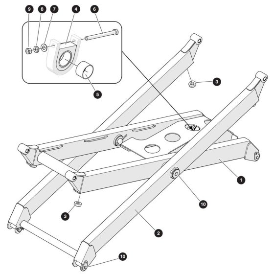Scissor Arm (Level 3) Assembly for Skyjack SJ3219 E DC Scissor Lift