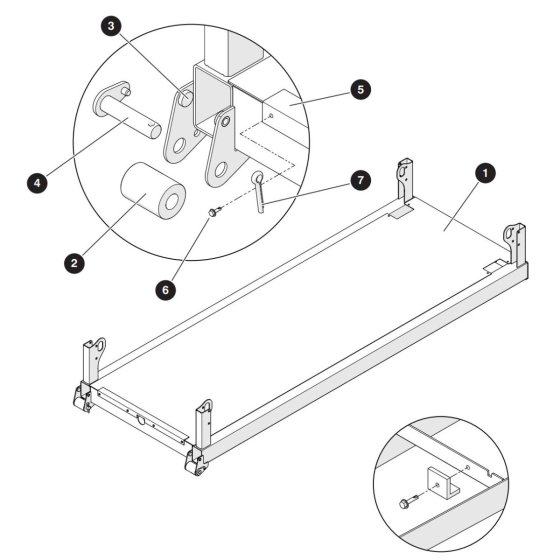 Main Platform Assembly for Skyjack SJ3226 E DC Scissor Lift