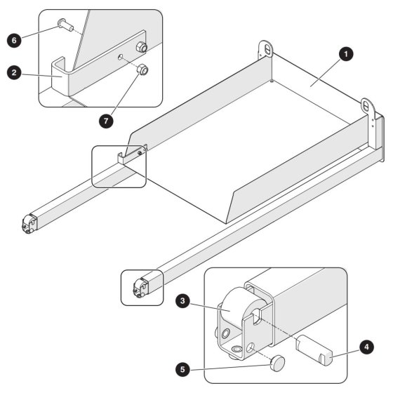 Extension Platform Assembly for Skyjack SJ3226 E DC Scissor Lift