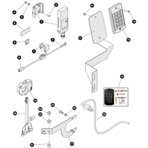 Elevate Telematics for Skyjack SJ3226 E DC Scissor Lift