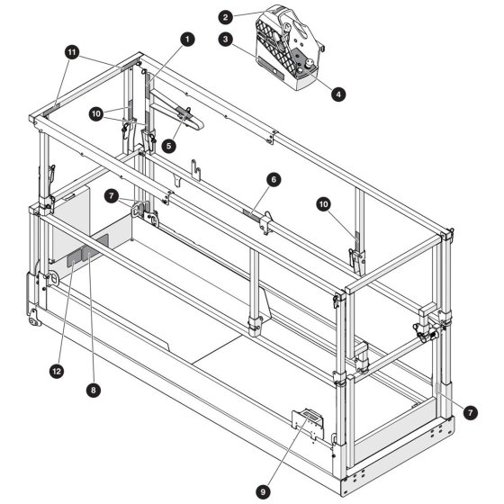 Decals -2 for Skyjack SJ3226 E DC Scissor Lift