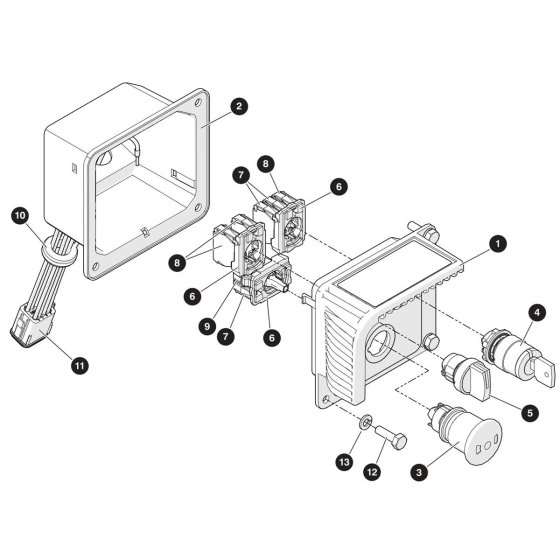 Base Control Assembly for Skyjack SJ5545 E DC Scissor Lift