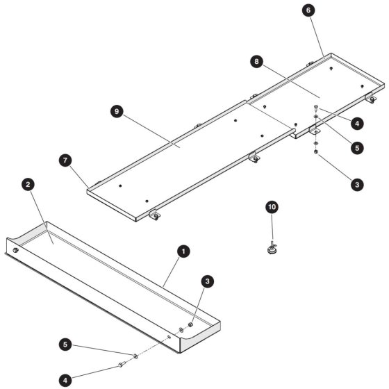EcoTray Assembly for Skyjack SJ5545 E DC Scissor Lift